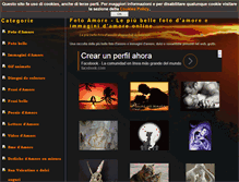 Tablet Screenshot of fotoamore.it